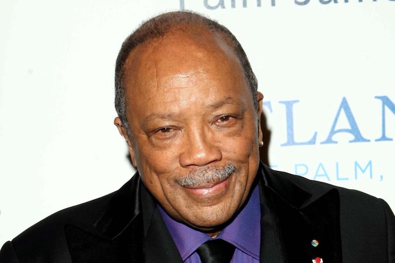 Quincy Jones was chosen for his “creative commitment to music over the course of six decades, for his support of the Arab music sector through the Global Gumbo Group [G3], and for arts education across the world”. Stephen Lock / The National