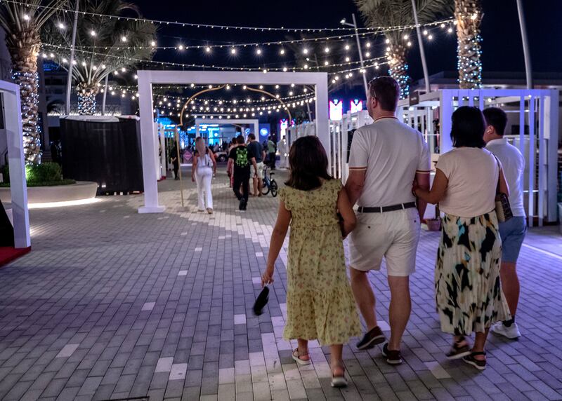 Waterfront Nights, an evening market celebrating Ramadan, is returning to Yas Bay. Victor Besa / The National