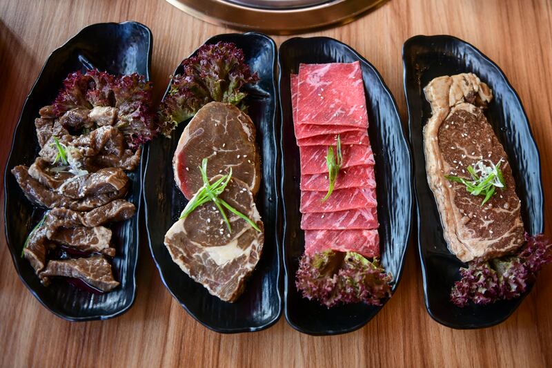 Premium meats such as Australian Wagyu, tenderloin, rib eye, and strip loin are part of the barbecue