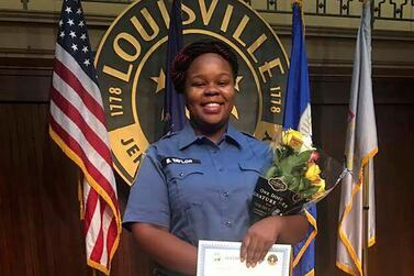 Breonna Taylor, an emergency medical worker studying to become a nurse, was shot in her home by police. AP