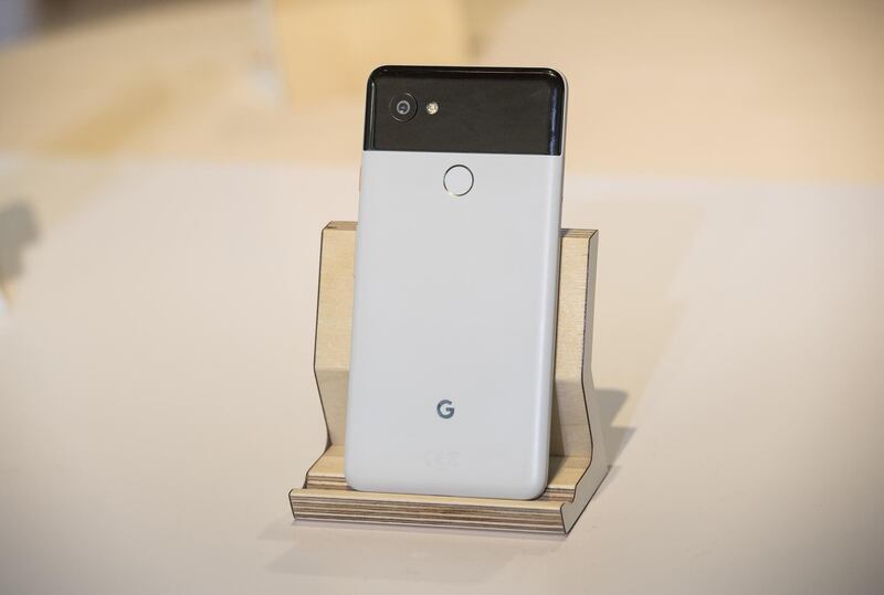 Others: Q1 2018 market share = 40.1 per cent, down from 44.9 per cent in Q1 2017. Pictured, Google Pixel 2 XL.  David Paul Morris/Bloomberg