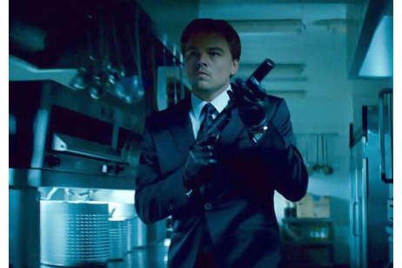 Leonardo DiCaprio plays Cobb, a veteran mind invader, who targets business kingpins for  business secrets as they sleep.
