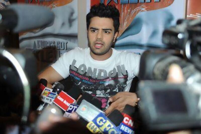 The Indian television actor Manish Paul . Narinder Nanu / AFP