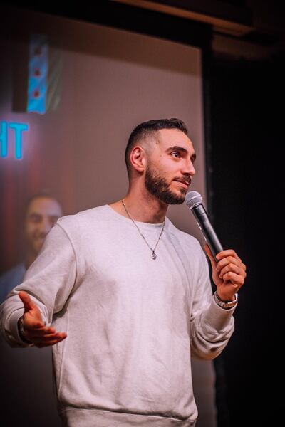 Zaid Fouzi, 26, makes jokes about his mixed identity and about his experience as an Arab American. Photo: Zaid Fouzi