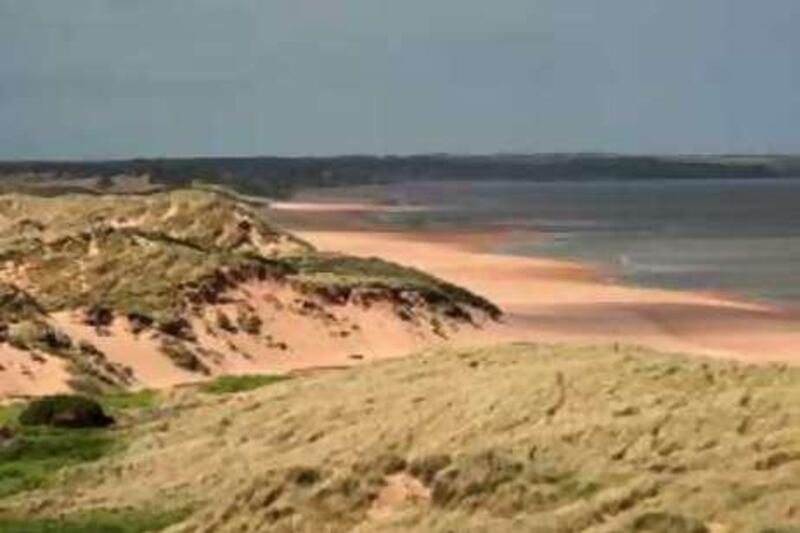 This general view taken on June 10, 2008 shows Balmedie beach in Aberdeenshire, Scotland, near where US tycoon Donald Trump hopes to build a controversial golf resort. The area, which encompases a wildlife reserve and "site of special scientific interest", was the subject of debate at a public inquiry on June 10 attended by Trump.  Trump wants to build the giant complex on the Scottish east coast near Aberdeen, but has run into opposition from environmentalists and a local farmer who refuses to budge.   AFP PHOTO / ED JONES