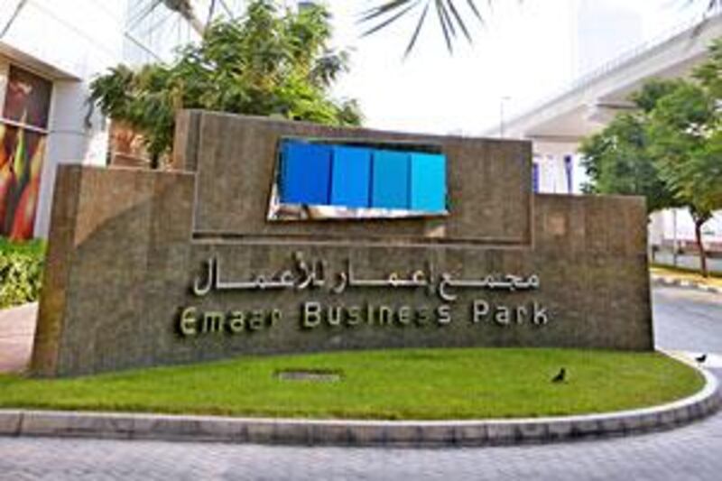 The Emaar Business Park in Dubai.