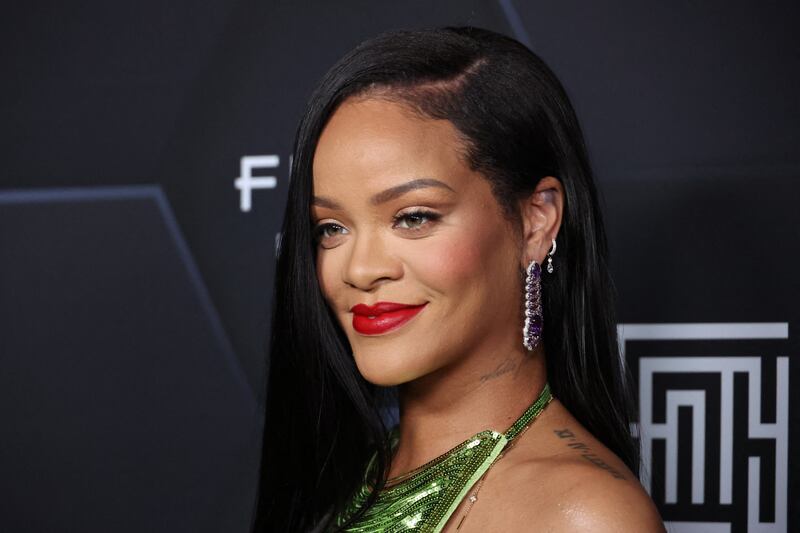 Rihanna has the fourth most-followed account, but has posted less than 10 times per month in 2022 so far. Getty Images via AFP