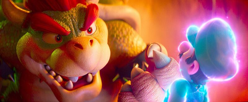 Jack Black as Bowser, a monstrous, fire-breathing anthropomorphic turtle