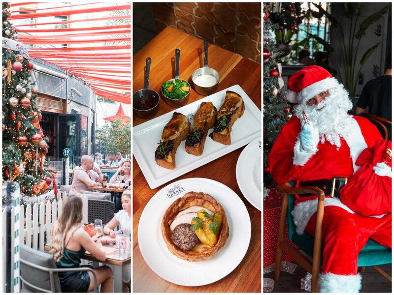 Festive brunches and dinners, delicious dishes and meet-and-greets with Santa himself are all on offer this Christmas. Photo: McGettigan's, Time Out Market, The London Project
