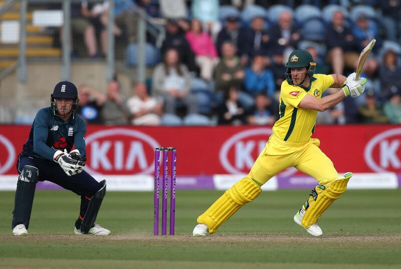CARDIFF, WALES - JUNE 16:  Jos Buttler of England looks on as Tim Paine of Australia scores runs during the 2nd Royal London ODI match between England and Australia at SWALEC Stadium on June 16, 2018 in Cardiff, Wales. (Photo by Julian Herbert/Getty Images)