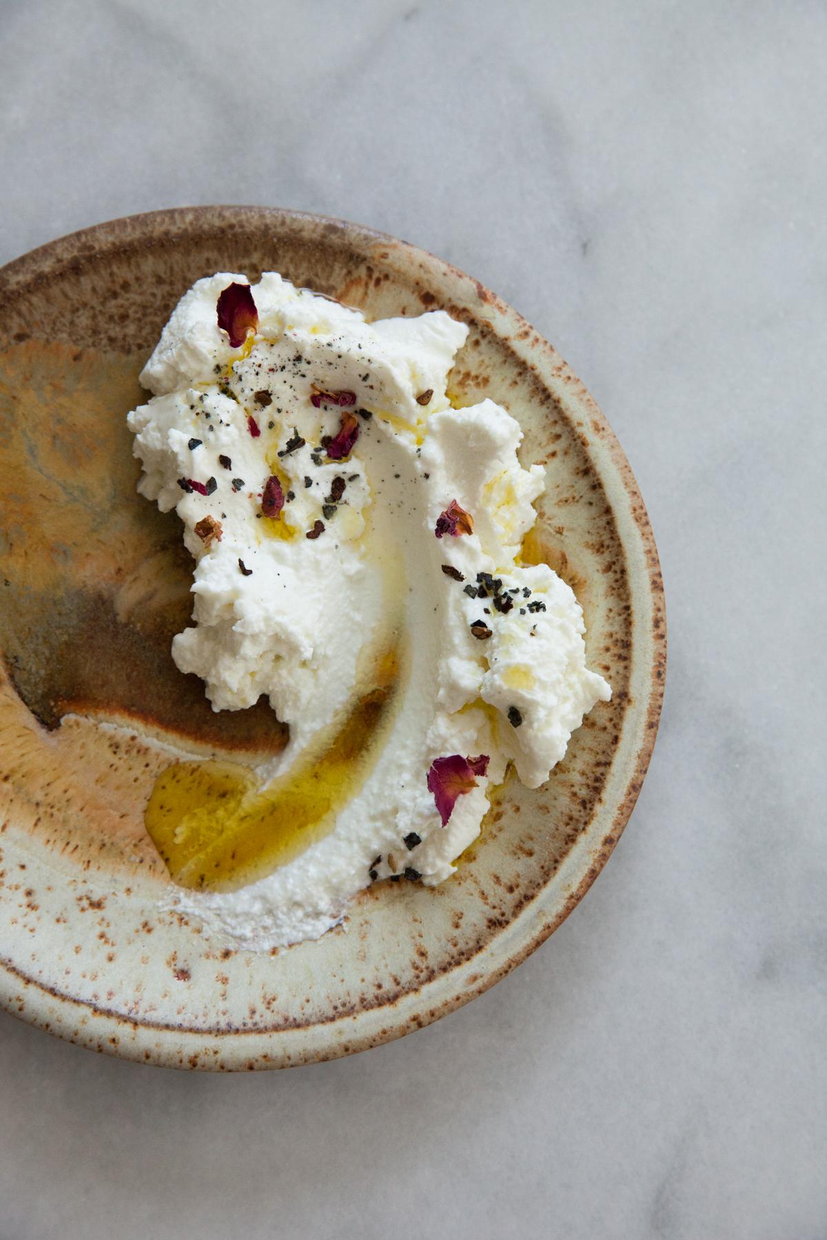 Goat's cheese is a simple, creamy cheese. Stephanie Mahmoud