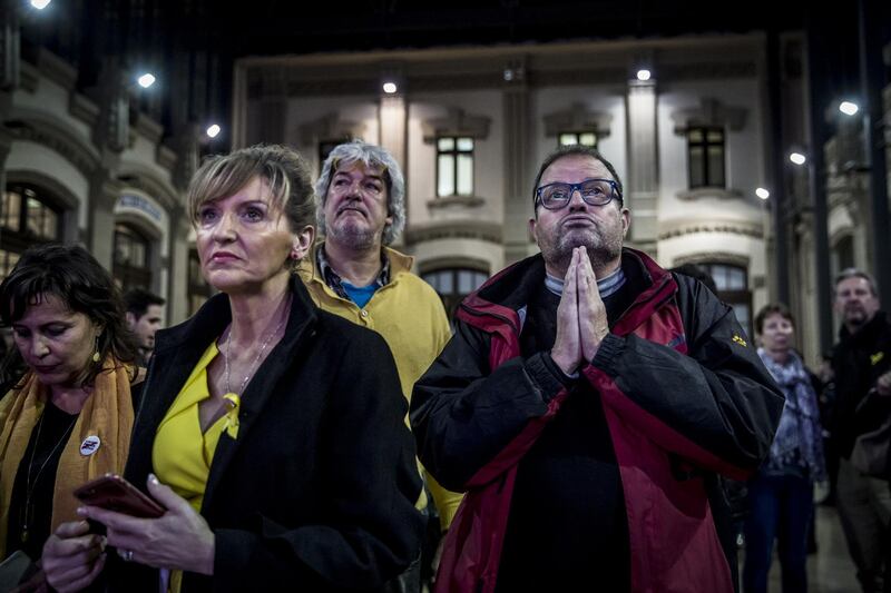 Pro-independence parties won back control of Catalonia in Thursday’s regional election. Angel Garcia / Bloomberg