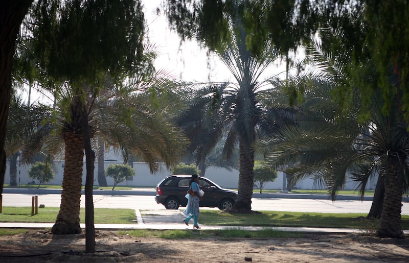 The Al Zaab neighborhood in Abu Dhabi. Sammy Dallal / The National