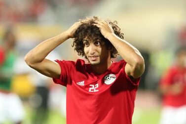 Egypt will continue their Afcon campaign with a list of only 22 players despite Amr Warda being expelled for 'disciplinary reasons'. Khaled Elfiqi / EPA