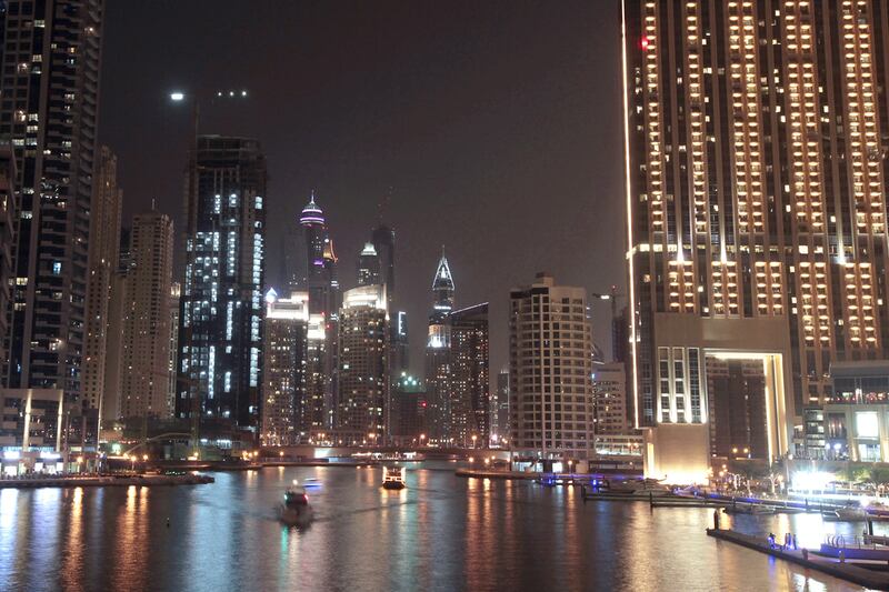 Dubai Marina. There was considerable buyer interest in Dubai Marina apartments in July. Jeffrey E Biteng / The National