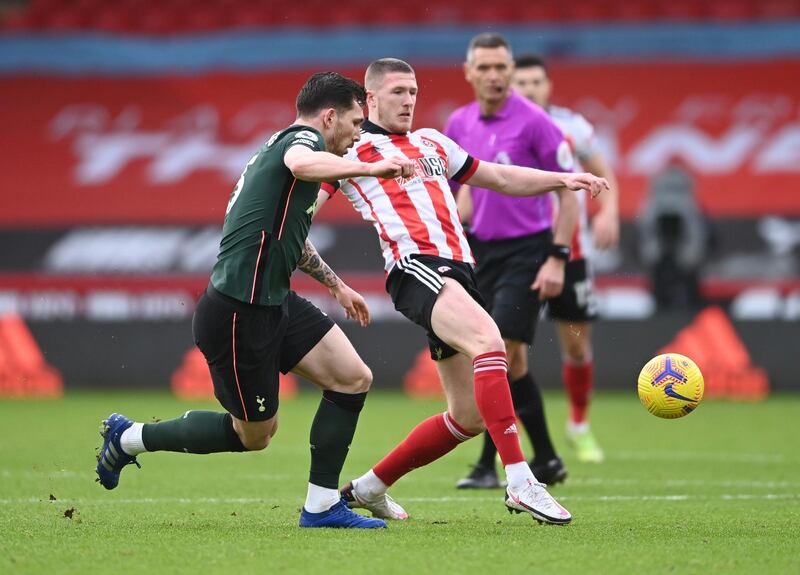John Lundstram – 6. Yellow carded for felling a breaking Bergwijn, and his efforts were mostly defensive – save for a few long balls into the box as United chased the game. Reuters