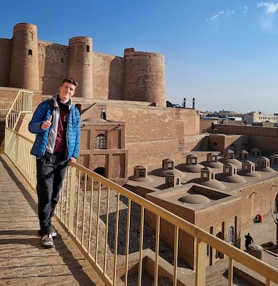 Visiting Herat Citadel in January. Photo: Tomas Mac an t-Saoir
