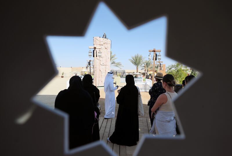 Liwa Festival has opened in Liwa Village in the Abu Dhabi desert. All photos: Chris Whiteoak / The National