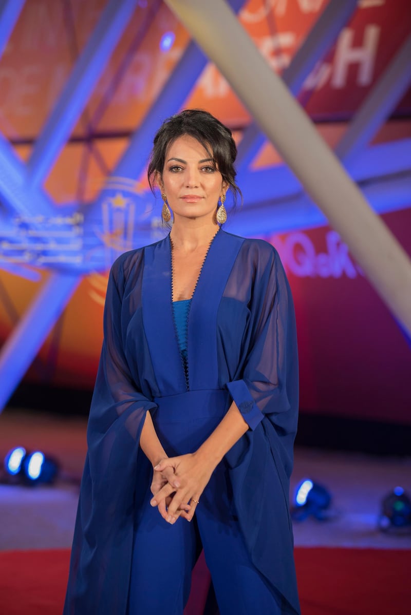Moroccan actress Maryam Touzani attends the screening of 'Adam' during the 18th annual Marrakech International Film Festival, in Marrakech, Morocco, on Tuesday, December 3, 2019. EPA