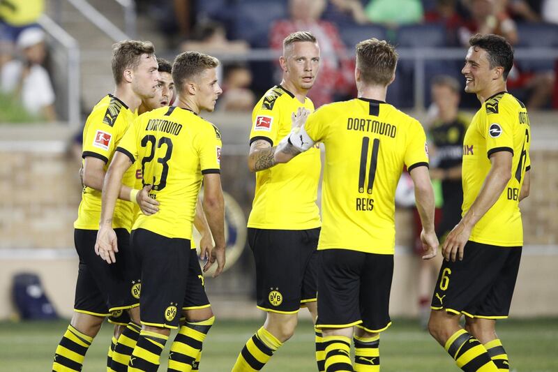 It was Borussia Dortmund who were victorious in the match in Notre Dame. AFP