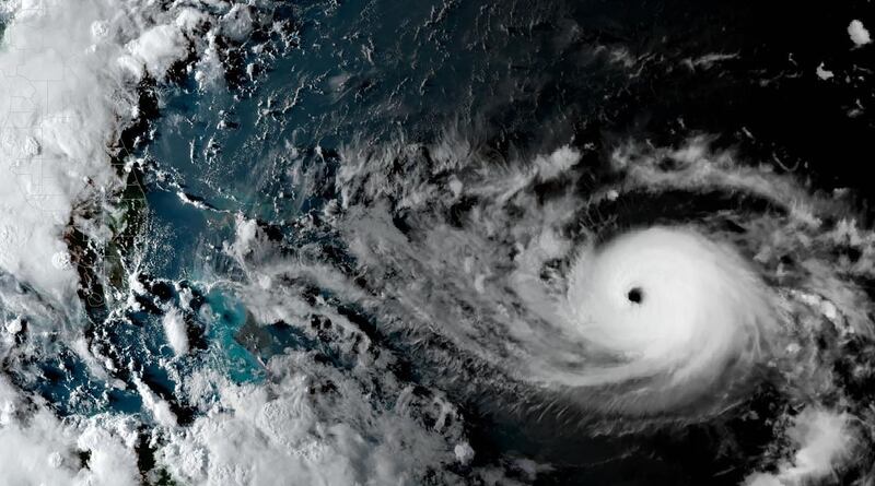 This satellite image obtained from NOAA/RAMMB, shows Tropical Storm Dorian as it approaching The Bahamas and Florida on August 30, 2019.  Hurricane Dorian strengthened to an "extremely dangerous" Category 4 storm on Friday as it moved toward the Bahamas and the US state of Florida, the National Hurricane Center in Miami said. - RESTRICTED TO EDITORIAL USE - MANDATORY CREDIT "AFP PHOTO / NOAA" - NO MARKETING NO ADVERTISING CAMPAIGNS - DISTRIBUTED AS A SERVICE TO CLIENTS ---
 / AFP / NOAA / HO / RESTRICTED TO EDITORIAL USE - MANDATORY CREDIT "AFP PHOTO / NOAA" - NO MARKETING NO ADVERTISING CAMPAIGNS - DISTRIBUTED AS A SERVICE TO CLIENTS ---
