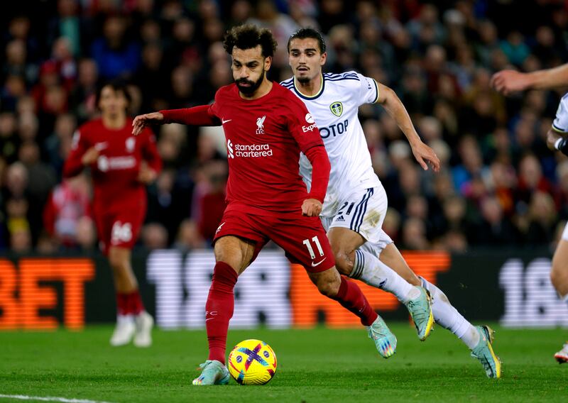 Mohamed Salah - 6. The Egyptian scored the equaliser and showed signs of an understanding with Nunez. His teammates need to find a way of getting him the ball more often. AP