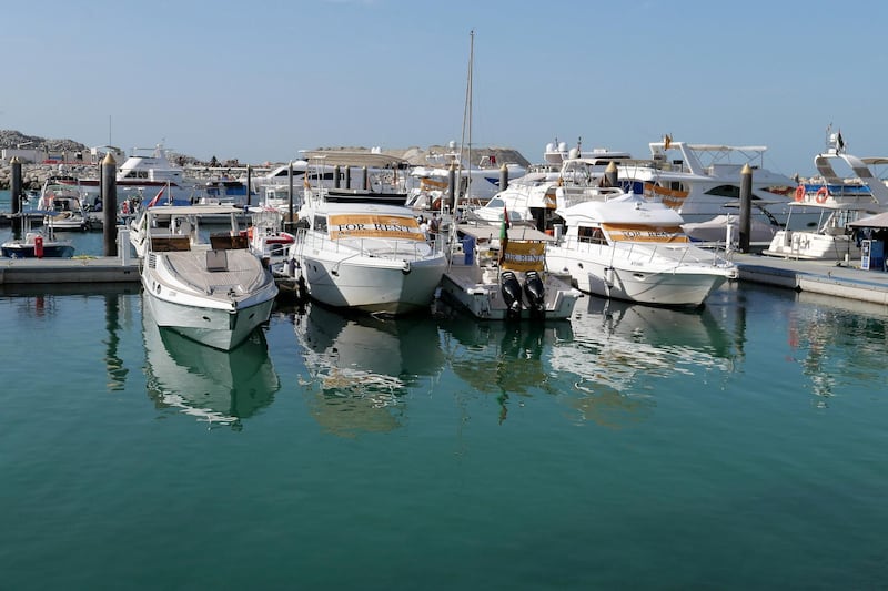 DUBAI, UNITED ARAB EMIRATES , Feb 08 – Market, water sports and restaurant area at the P&O Marians in Umm Suqeim area in Dubai. (Pawan Singh / The National) For News/Stock/Online/Instagram. Story by Georgia 