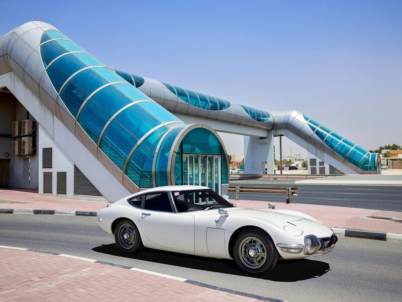 A Toyota 2000GT in Al Barsha. Cloud 9 Photography