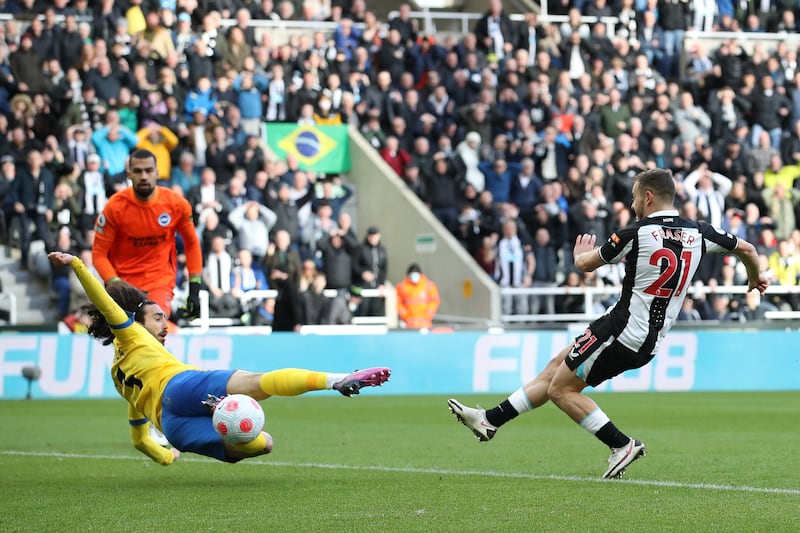 March 5, 2022: Newcastle 2 (Fraser 12', Shar 14') Brighton 1 (Dunk 55'): Howe, whose team were now unbeaten in eight games, said: "We're in a relegation battle and it's very important the players feel that because we can't let up, we can't stop. We haven't achieved anything." Getty