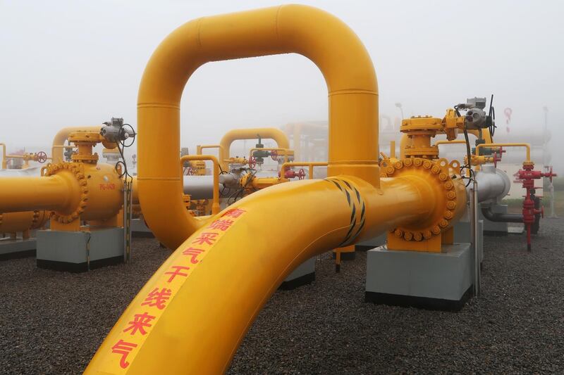 A gas injection site of Xiangguosi underground storage run by PetroChina is seen in Chongqing, China March 18, 2018. Picture taken March 18, 2018. REUTERS/Chen Aizhu