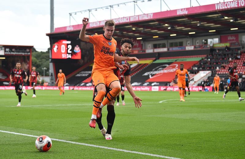 Emil Krafth - 8: Swedish full-back has hardly played this season but produced a quality performance. Looked solid in defence and good distribution going forward. Getty