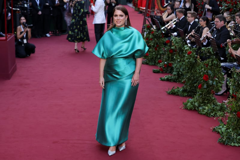 Britain's Princess Eugenie on the red carpet. Reuters 