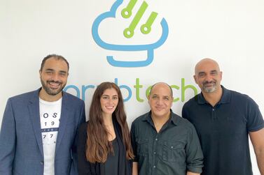 Grubtech team - the company was founded by Mohamed Al Fayed and Mohammed Hammedi. Courtesy: Grubtech