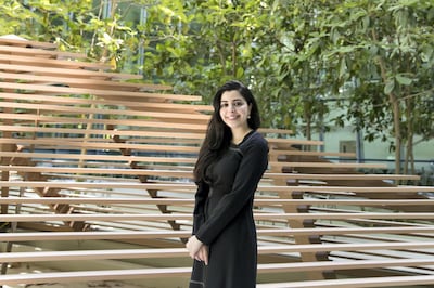 ABU DHABI, UNITED ARAB EMIRATES - MARCH 27, 2018. 
Rana Al Mutawa, Emirati instructor and researcher.

(Photo by Reem Mohammed/The National)

Reporter: Shireenah Al Nuwais
Section: NA