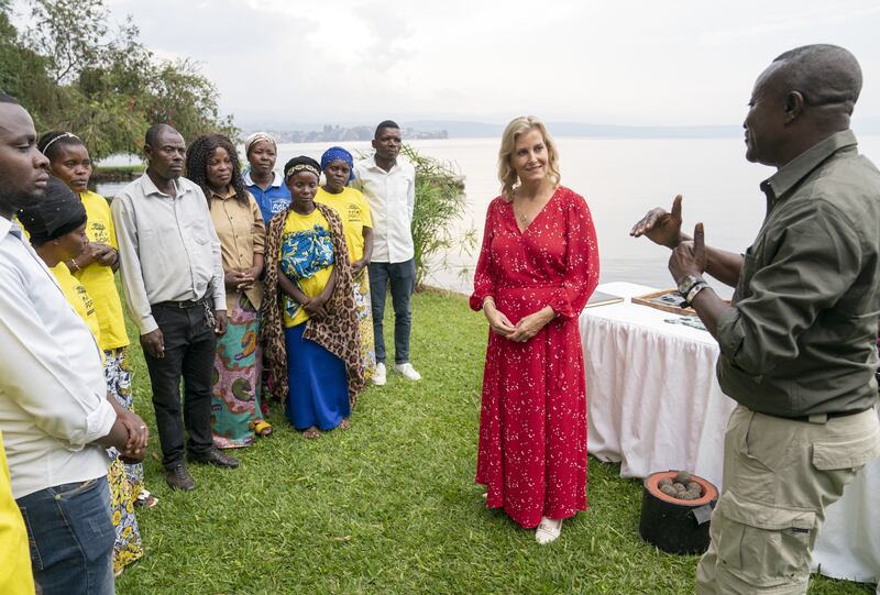 The countess's visit is focusing on addressing the devastating impact of sexual and gender-based violence in conflict. PA