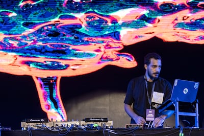 The opening night of Bred AbuDhabi featured regional DJs like EL Waili. Photo: Antonie Robertson/The National