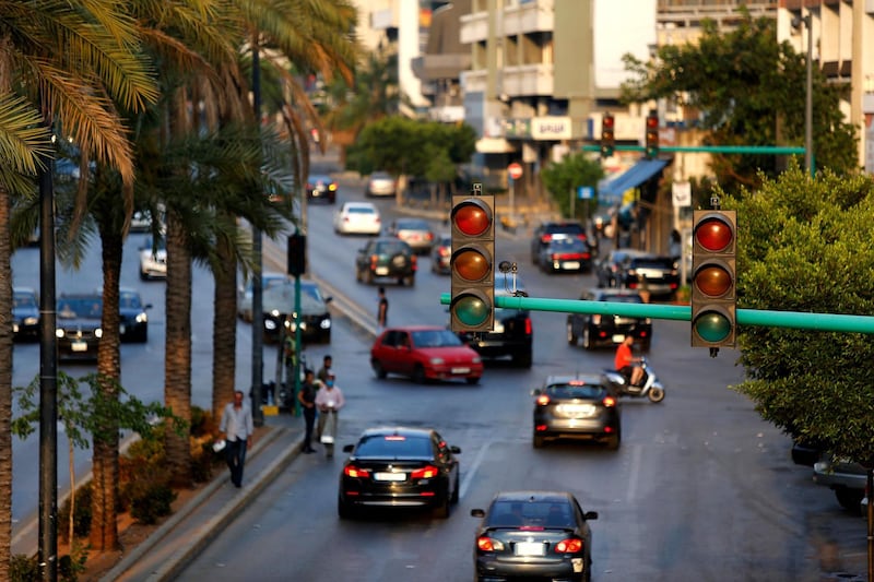 Mandatory Credit: Photo by Xinhua/Shutterstock (10702629d)Traffic lights are out on a street during a blackout in Beirut, Lebanon, July 5, 2020. Hundreds protested on Sunday near Lebanon's state power utility Electricite Du Liban (EDL) against increased power cuts in the country, a local media outlet reported. Lebanon has seen an increase in power cuts from three hours to about 14 hours a day in the past two weeks because of the shortage in fuel used to operate the power plants.Lebanon Beirut Power Cuts - 05 Jul 2020