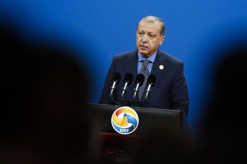 Turkish president Recep Tayyip Erdogan. Thomas Peter / AP Photo