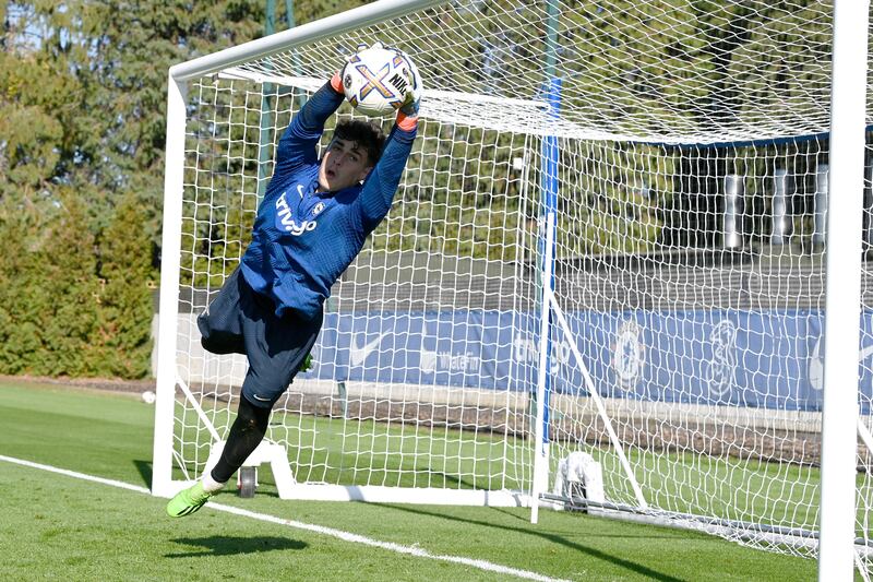 Chelsea goalkeeeper Kepa Arrizabalaga gave a man-of-the-match performance against Aston Villa on Sunday.