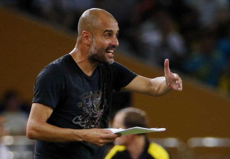 Manchester City manager Pep Guardiola. Reuters / Bobby Yip