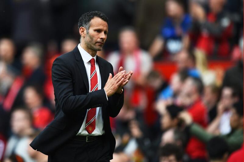 Ryan Giggs, the Manchester United interim manager, walks off the pitch after his team's 1-0 loss in the Premier League match against Sunderland at Old Trafford on May 3, 2014. Shaun Botterill / Getty Images