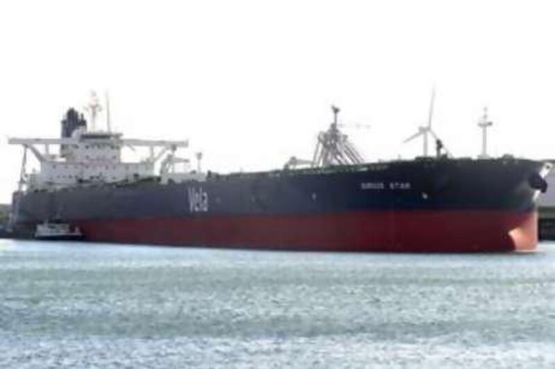 This undated picture shows the MV Sirius Star, a Saudi oil supertanker which has been hijacked by Somali pirates.