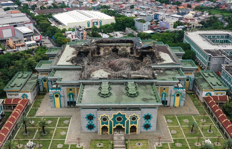 The Jakarta Islamic Centre opened to the public in 2003. EPA