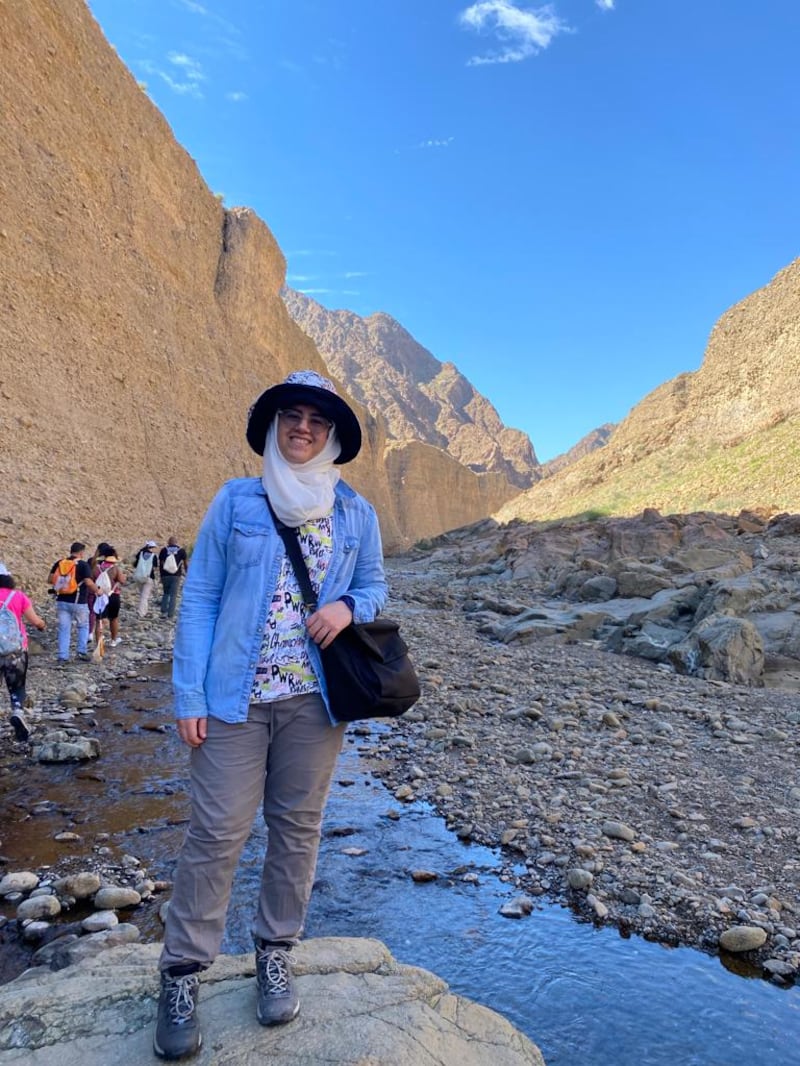 Ms Jaradat explores the UAE