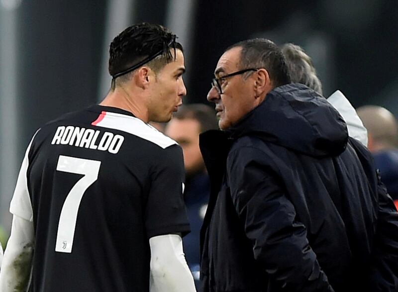 IN: Seeing Cristiano Ronaldo in a Manchester red would be like the second coming for United fans. Juventus have reportedly offered the prolific Portuguese forward 'everywhere, even Barcelona' in an effort to trim their wage bill following another Champions League failure. At 35, Ronaldo's reported annual salary of €31 million (Dh135m) are beyond the reach of most clubs but one United may feel comfortable negotiating. His powers show no signs of waning, having become the first player to reach 50 or more goals in England, Spain and Italy with 37 goals - 31 of them in Serie A - this past season. Reuters