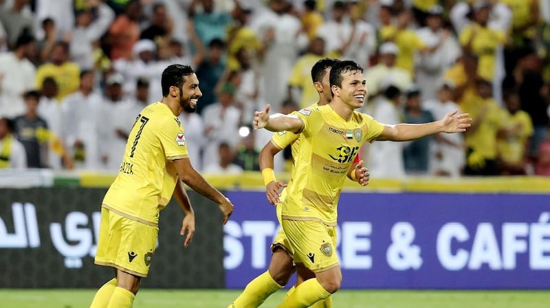 Al Wasl forward Fabio De Lima has scored 80 times in 97 UAE top-flight appearances since moving to the Emirates in 2014. Chris Whiteoak / The National
