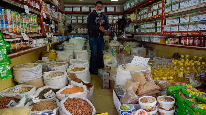 Shop owners are facing anger from customers over a lack of government-subsidised products as prices go up because of Lebanon's economic crisis. Mahmoud Rida.