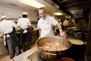 Michel Roux Jr at his restaurant Le Gavroche in London. Shutterstock