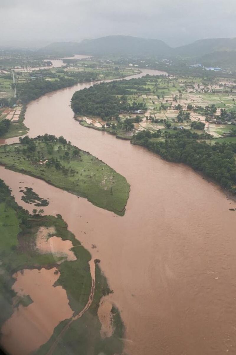 Streams, lakes, rivers and rivulets were flowing above the danger mark.