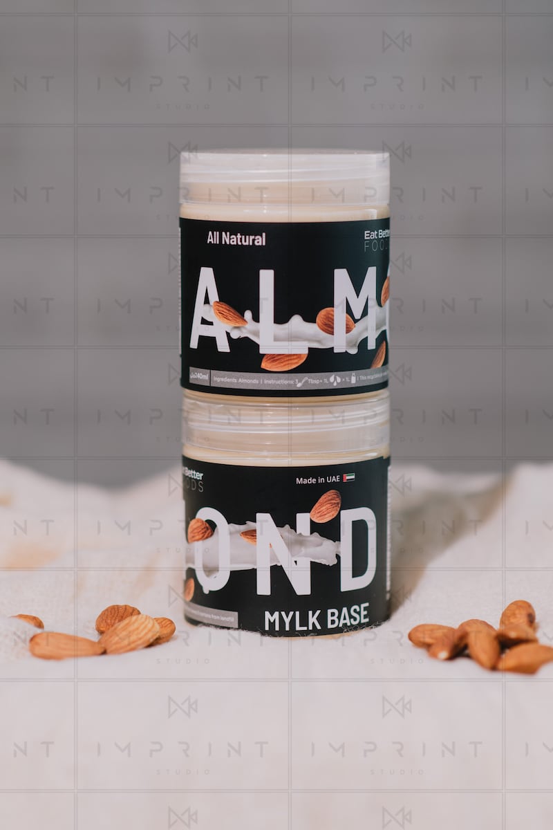 Almond Mylk Base by Eat Better Foods is a preservative-free, cost-effective way to make pure almond milk at home